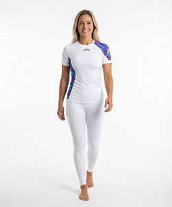 Dámské funkční triko krátký rukáv HAWAII bílá Bamboo Ultra
