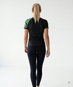 Dámské funkční triko krátký rukáv TROPICAL černá Bamboo Ultra