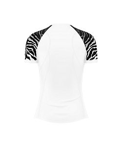 Dámské funkční triko krátký rukáv ZEBRA bílá Bamboo Light New