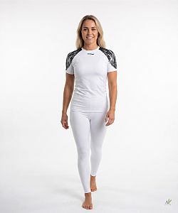 Dámské funkční triko krátký rukáv ZEBRA bílá Bamboo Light New