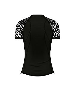 Dámské funkční triko krátký rukáv ZEBRA černá Bamboo Light New