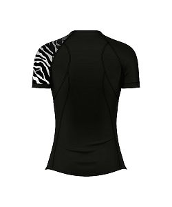 Dámské funkční triko krátký rukáv ZEBRA černá Bamboo Ultra