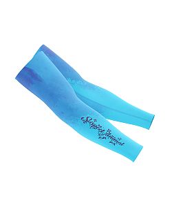 Dámský cyklistický dres Aquarelle Blue s návleky na ruce