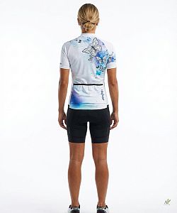 Dámský cyklistický dres BUTTERFLY s návleky na ruce