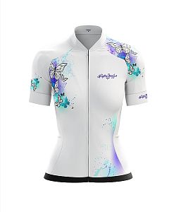 Dámský cyklistický dres BUTTERFLY s návleky na ruce