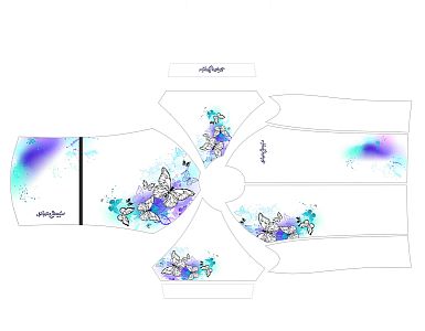 Dámský cyklistický dres BUTTERFLY s návleky na ruce