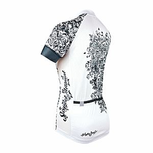 Dámský cyklistický dres Clara bílá, S, M, L, XL
