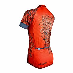 Dámský cyklistický dres Clara červená, M, XL