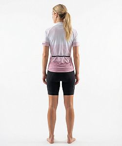 Dámský cyklistický dres STRIPS FLAMINGO s návleky na ruce