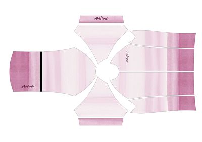 Dámský cyklistický dres STRIPS FLAMINGO s návleky na ruce