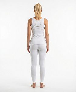 Dámský funkční nátělník LEO bílá/hnědá Bamboo Ultra