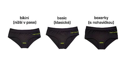 Dětské funkční kalhotky Basic HAWAII bílá Bamboo Ultra