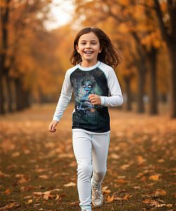 Dětské funkční spodky EMILY bílá Bamboo Light New