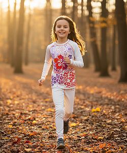 Dětské funkční spodky HAWAII bílá Bamboo Light New