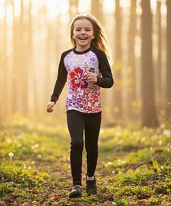 Dětské funkční spodky HAWAII černá Bamboo Light New