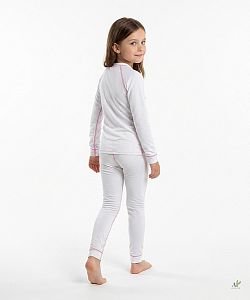 Dětské funkční spodky JEDNOROŽEC bílá Bamboo Heavy, 110