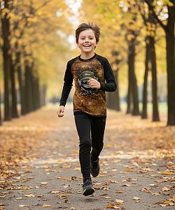 Dětské funkční spodky KEEP CALM černá Bamboo Ultra