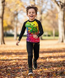 Dětské funkční spodky ROBOPES černá Bamboo Light New