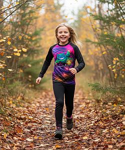 Dětské funkční spodky ŠKLÍBA černá Bamboo Ultra