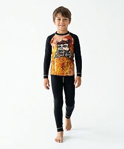 Dětské funkční spodky VIKING černá Bamboo Ultra