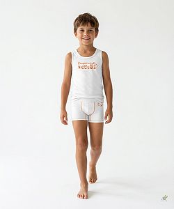 Dětské funkční trenýrky HAWAII Kids bílá Bamboo Ultra
