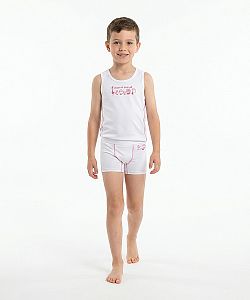 Dětské funkční trenýrky JEDNOROŽEC bílá Bamboo Ultra