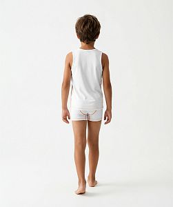 Dětské funkční trenýrky ROBOKOČKA bílá Bamboo Ultra