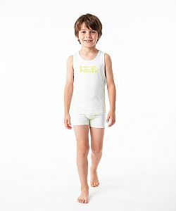 Dětské funkční trenýrky ROBORYBA bílá Bamboo Ultra
