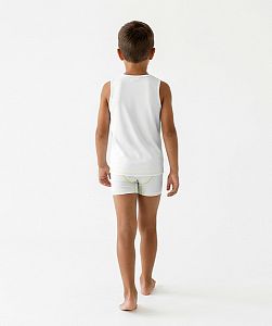 Dětské funkční trenýrky ROBORYBA bílá Bamboo Ultra