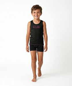 Dětské funkční trenýrky ŠKLÍBA černá Bamboo Ultra