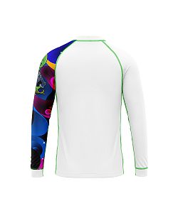 Dětské funkční triko dlouhý rukáv ALIEN bílá Bamboo Thermo