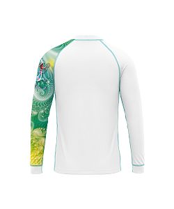 Dětské funkční triko dlouhý rukáv CHAMELEON bílá Bamboo Thermo