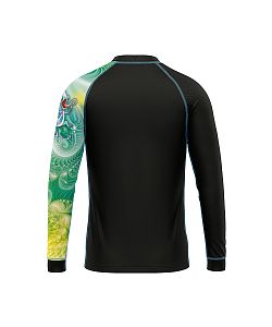 Dětské funkční triko dlouhý rukáv CHAMELEON černá Bamboo Thermo