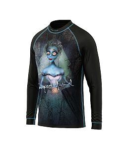 Dětské funkční triko dlouhý rukáv EMILY černá Bamboo Heavy, 150