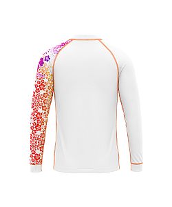 Dětské funkční triko dlouhý rukáv HAWAII Kids bílá Bamboo Thermo