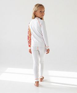 Dětské funkční triko dlouhý rukáv HAWAII Kids bílá Bamboo Thermo