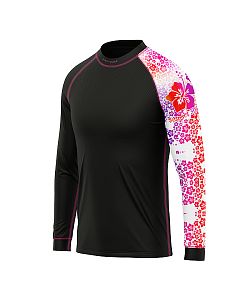 Dětské funkční triko dlouhý rukáv HAWAII Kids černá Bamboo Thermo