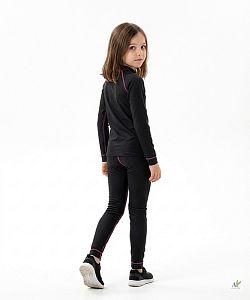 Dětské funkční triko dlouhý rukáv HAWAII Kids černá Bamboo Ultra