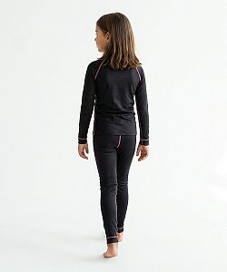 Dětské funkční triko dlouhý rukáv JEDNOROŽEC černá Bamboo Ultra