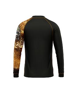Dětské funkční triko dlouhý rukáv KEEP CALM černá Bamboo Thermo