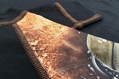 Dětské funkční triko dlouhý rukáv KEEP CALM černá Bamboo Ultra