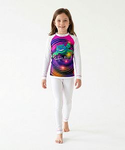 Dětské funkční triko dlouhý rukáv ŠKLÍBA bílá Bamboo Ultra