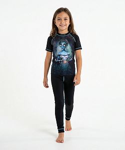 Dětské funkční triko krátký rukáv EMILY černá Bamboo Ultra