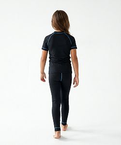 Dětské funkční triko krátký rukáv EMILY černá Bamboo Ultra