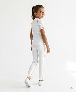 Dětské funkční triko krátký rukáv HAWAII Kids bílá Bamboo Ultra
