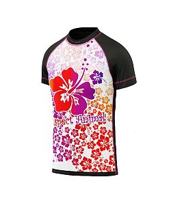 Dětské funkční triko krátký rukáv HAWAII Kids černá Bamboo Ultra