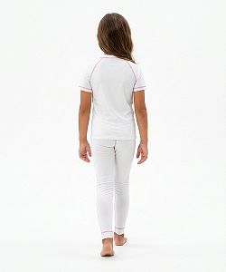 Dětské funkční triko krátký rukáv JEDNOROŽEC bílá Bamboo Ultra