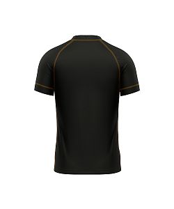 Dětské funkční triko krátký rukáv KEEP CALM černá Bamboo Ultra
