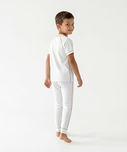 Dětské funkční triko krátký rukáv VIKING bílá Bamboo Light New