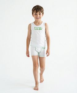 Dětský funkční nátělník ALIEN bílá Bamboo Ultra